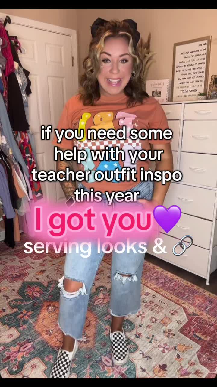 TikTok post by @kt.coomes for Alexander Jane. Caption reads: [...] Back to school looks coming in hot!....