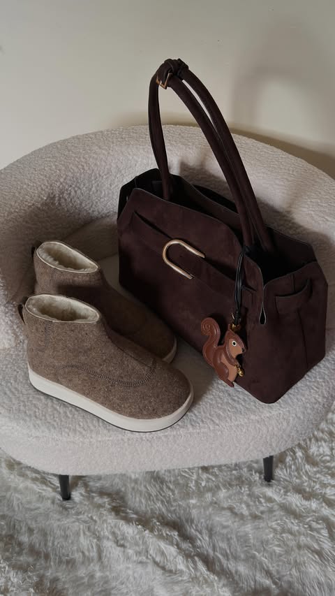 Instagram post by @reemakakria9 for Allbirds. Caption reads: Cozy vibes with @allbirds 🤎🧸🍂

Use my code:....