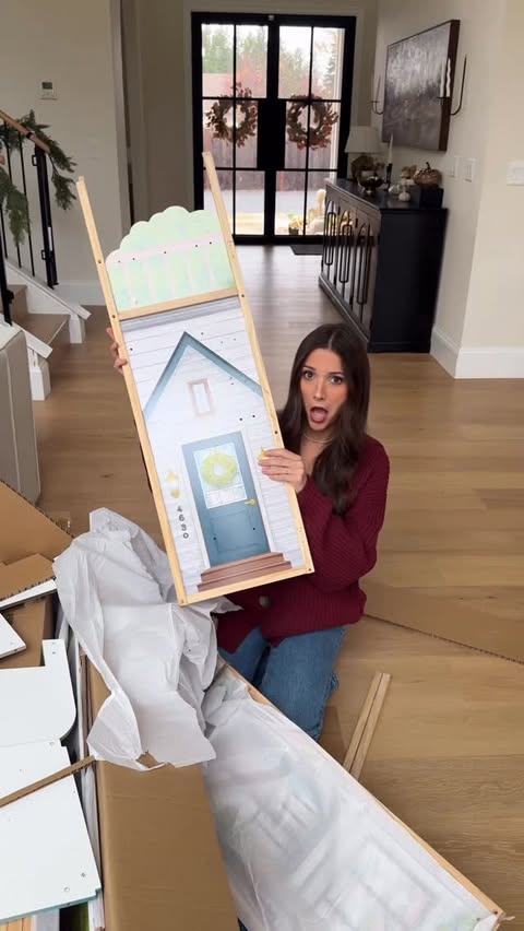 Instagram post by @halesmoore for KidKraft. Caption reads: [...] perfect gifts of the season thanks to....