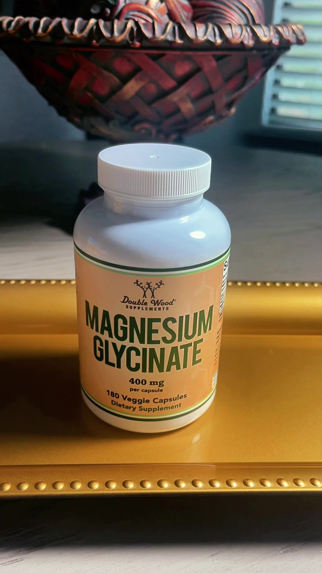 TikTok post by @anyanmorgan for Double Wood Supplements. Caption reads: [...] convenient option to consider. @Double Wood....