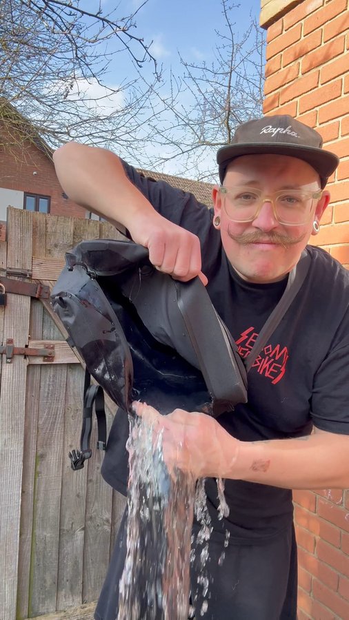 Instagram post by @_2ndlifebikes for Chrome Industries. Caption reads: The new Kadet WP from @chrome_europe 

It’s made....