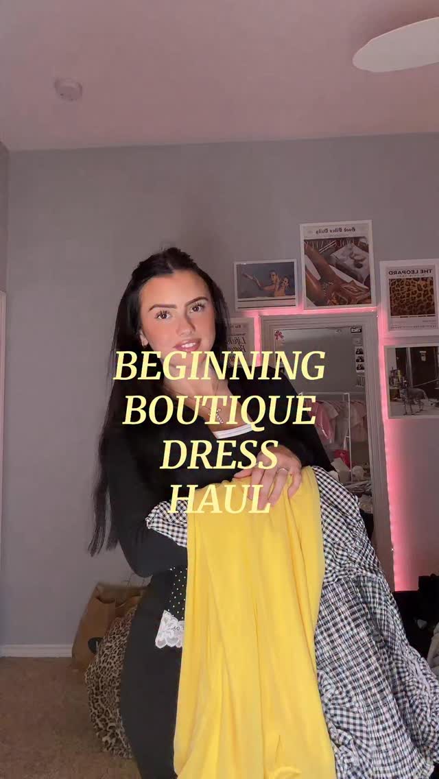Instagram post by @_gracerayy for Beginning Boutique. Caption reads: PERFECT for summer 💛 @beginningboutique....