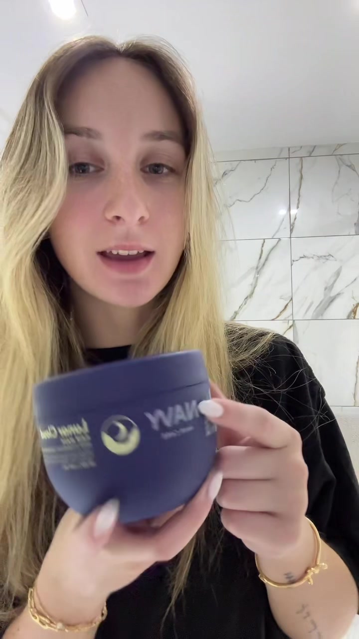 TikTok post by @addimarvel for NAVY Hair Care. Caption reads: 2026 is a year for health hair! @navyhaircare....