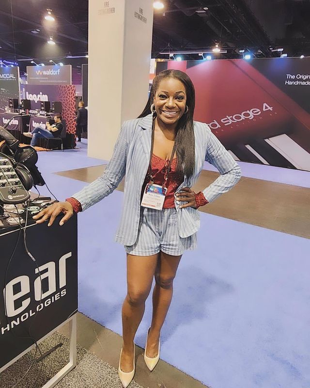 Instagram post by @kimtibbsmusic for Columbia Records. Caption reads: Day 4…So I met some beautiful people again for the....