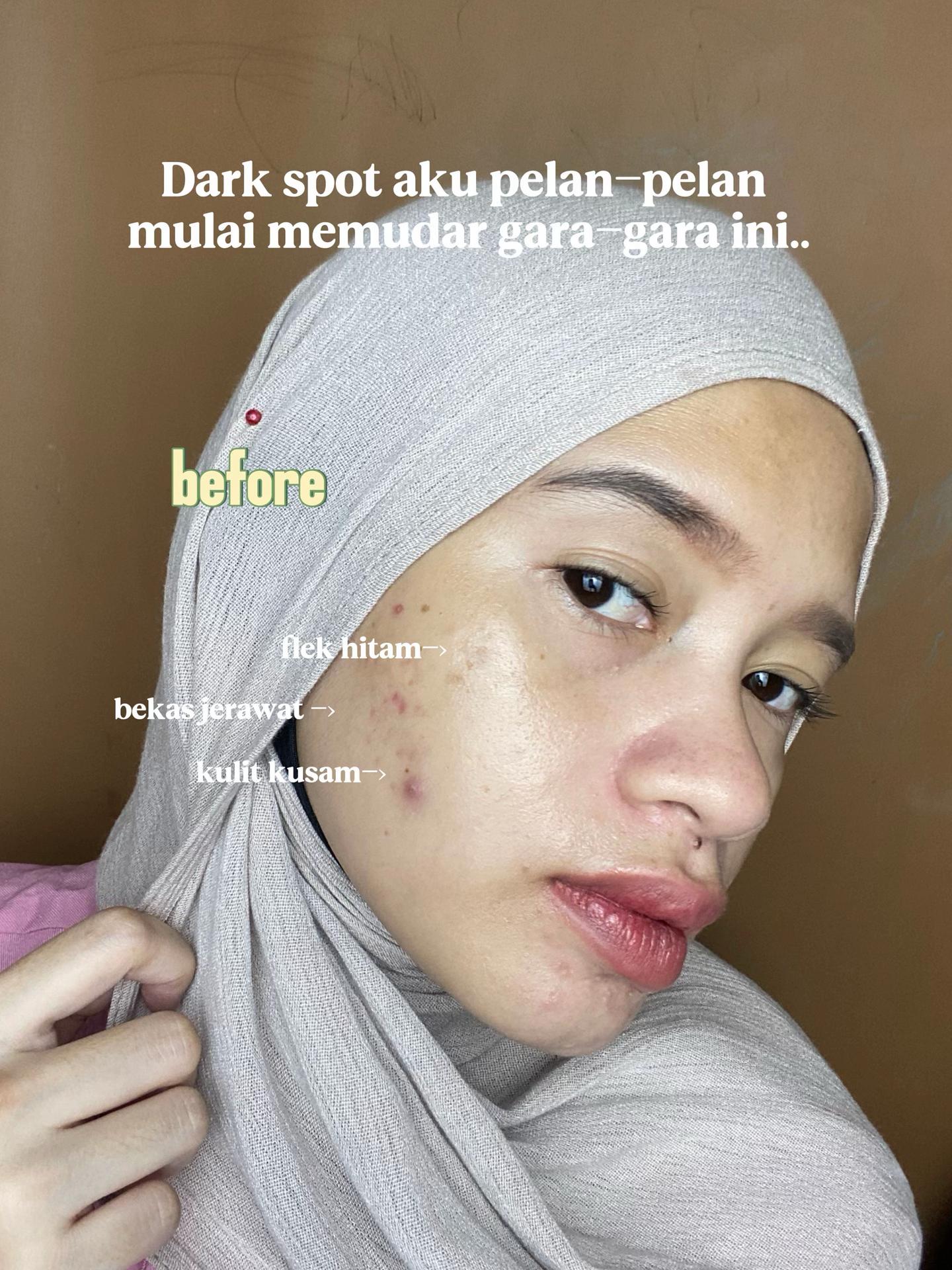 TikTok post by @haneensbeauty for Glow & Lovely Arabia. Caption reads: achieve glass skin kayak gini cukup pake rangkaian....