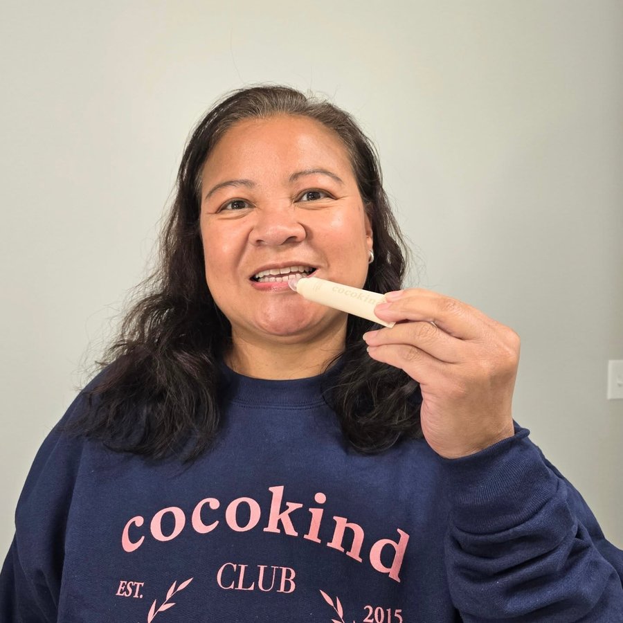 Instagram post by @iceeresults for Cocokind. Caption reads: @cocokind just officially upgraded my entire fall....