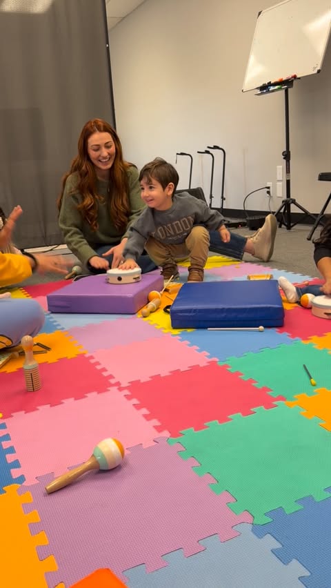 Instagram post by @maramanukyan for Allbirds. Caption reads: [...] us to music class wearing my comfy @Allbirds....