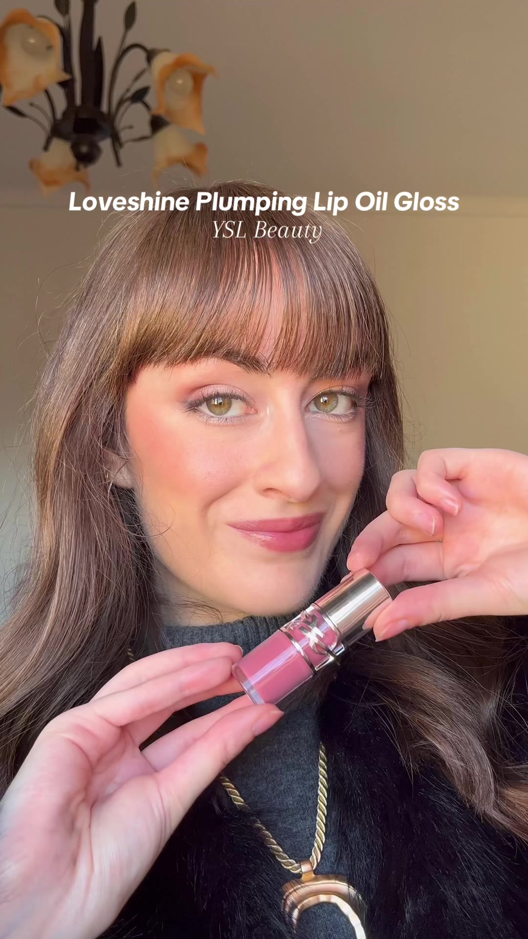 TikTok post by @desgraciadaxx for Skeepers. Caption reads: [...] gloss de @YSL Beauty ✨🩷....