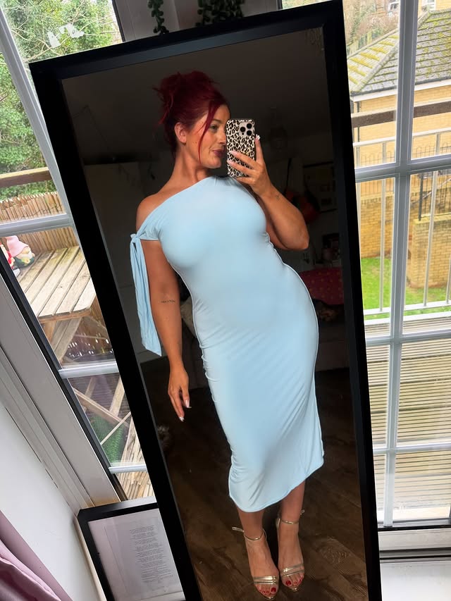 Instagram post by @hannahlouise81 for Missy Empire. Caption reads: january blues 🪼🦋💎🥶🧊🧿 @missyempire x @asos.
