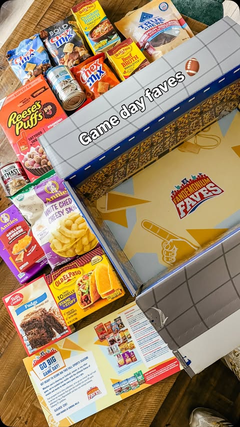 Instagram post by @the_stephen_3 for General Mills. Caption reads: General Mills spoils us! 😂 So many great game day....
