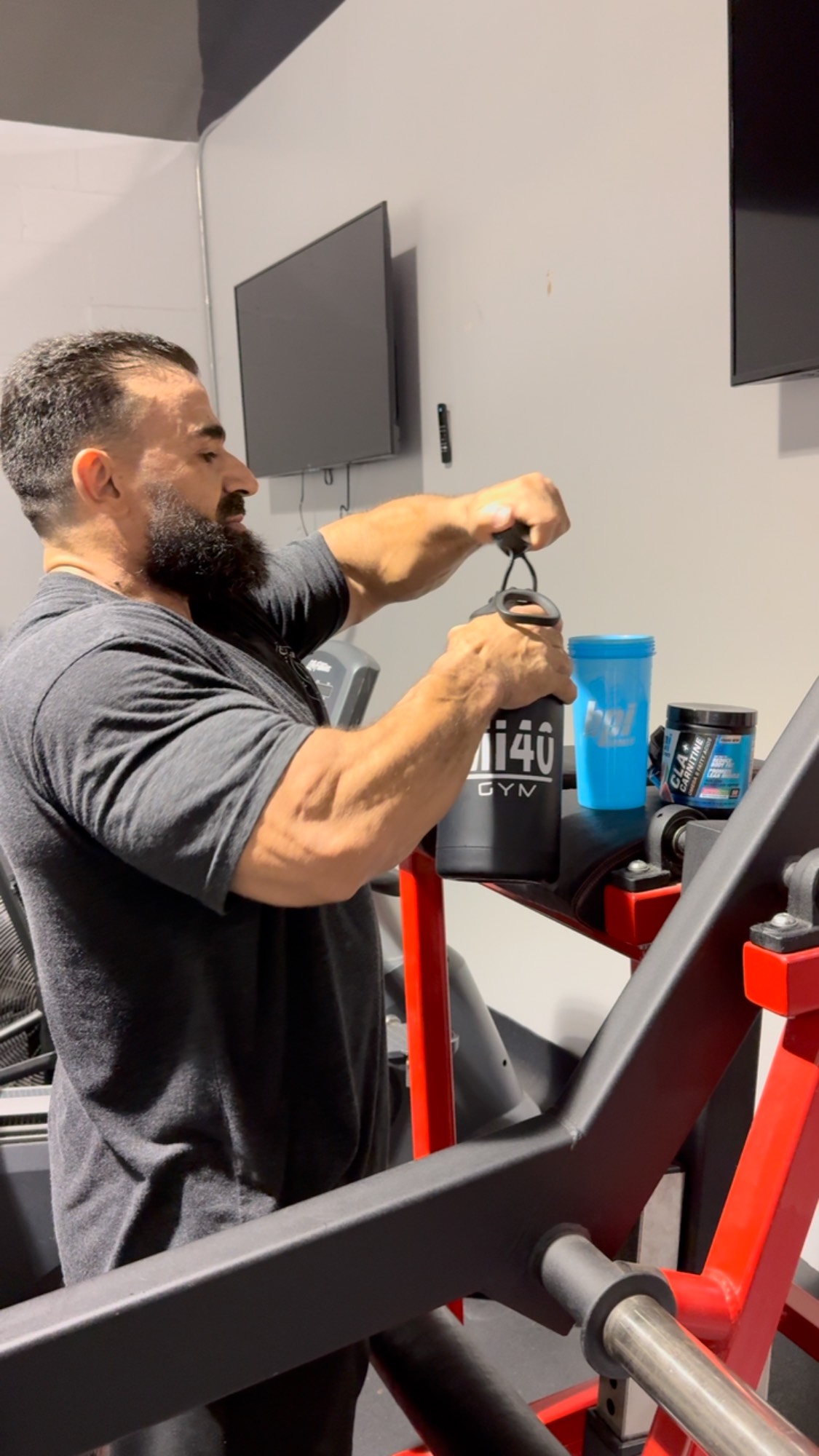 Instagram post by @ifbb_pro_kamal_elgargni for BPI Sports. Caption reads: To get shredded, that’s what you want CLA+....