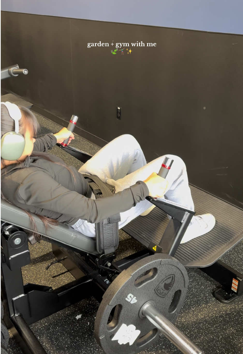 TikTok post by @litmissleo for STIIIZY. Caption reads: [...] so shy #gymtok #gardentok #glutes #fyp....