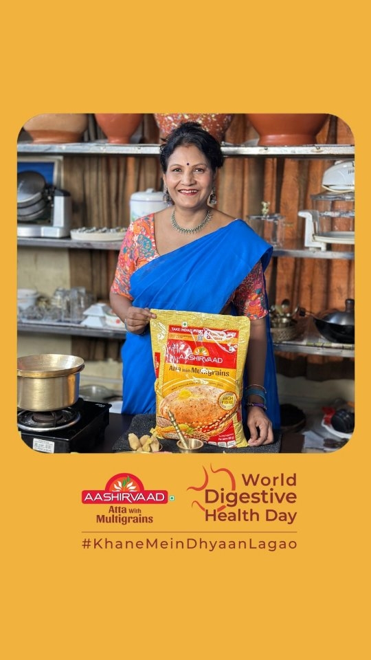 Instagram post by @rosyskitchenofficial for Happy Tummy. Caption reads: This World Digestive Health Day, let's make....