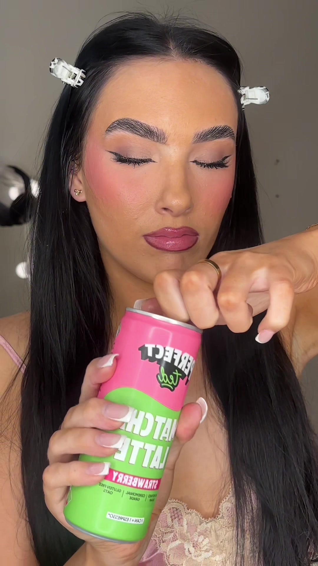 TikTok post by @phoebebroughtonx for Lilly Lashes. Caption reads: [...] @UKLASH @By Babes @Lilly Lashes @TANOLOGIST....