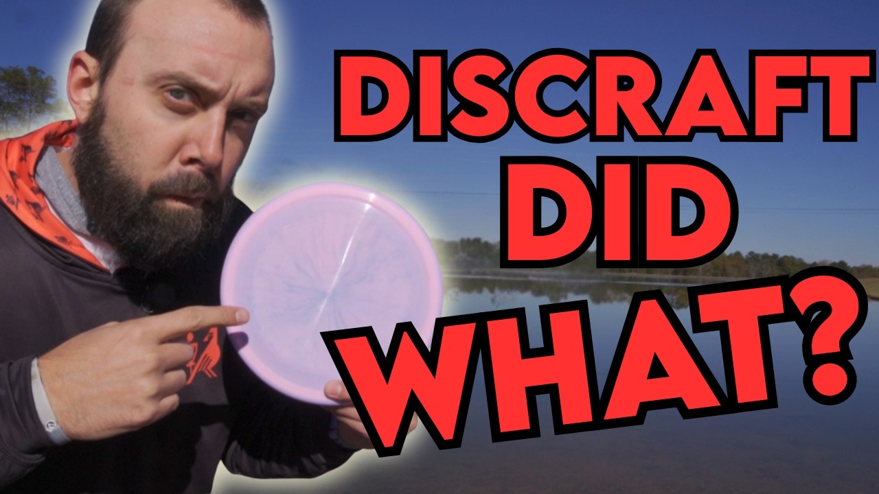 YouTube post by @RobbieCDiscgolf for Goodr. Caption reads: Discraft Sent Me a PREMIUM Pig Replacement… Is....