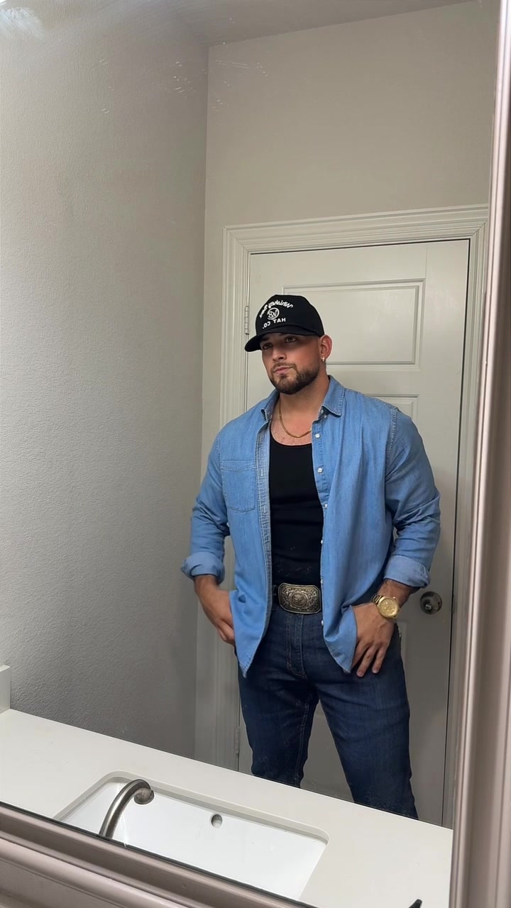 TikTok post by @jmanuelito__ for Wrangler. Caption reads: Something casual for today ootd Shirt @Wrangler ....