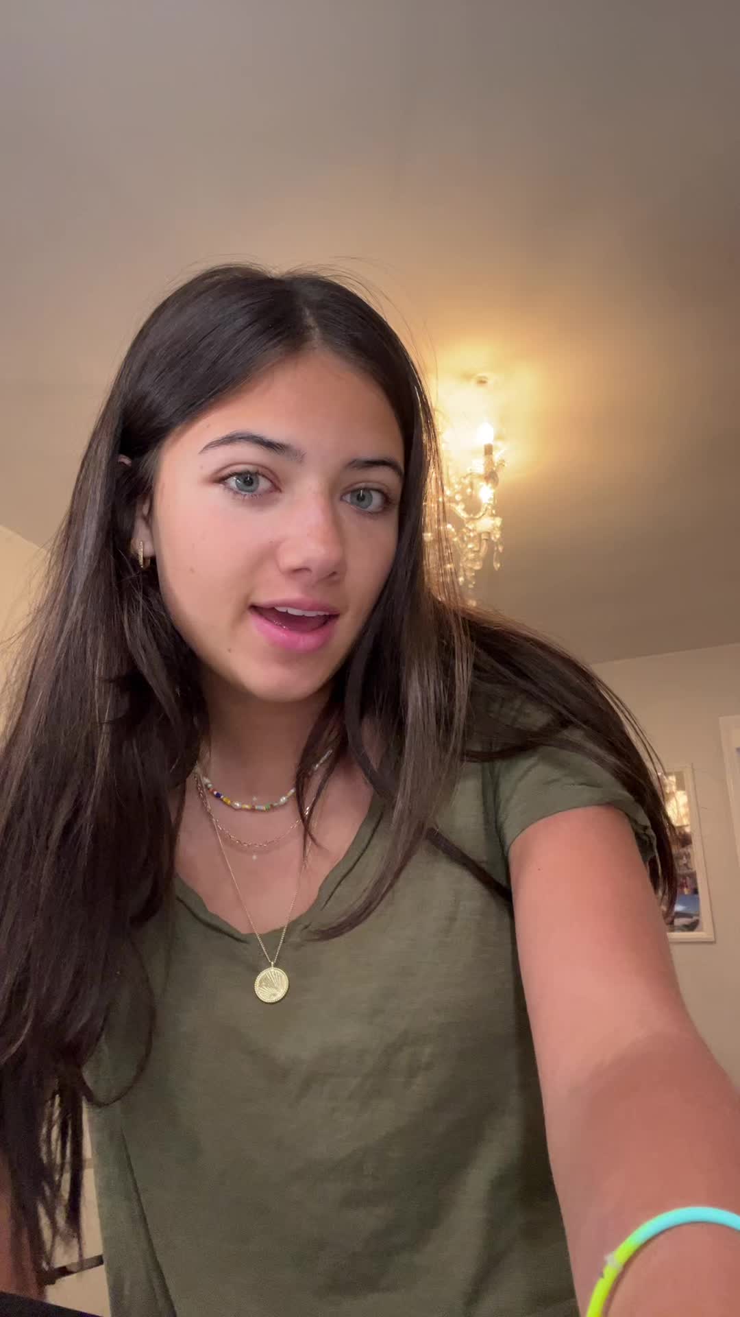 TikTok post by @addisonkate__ for Frilliance. Caption reads: [...] sorry.) #fyp #grwm #giftedbyyslbeauty....