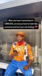 Instagram post by @thurmb for FUN.com. Caption reads: I knew she never liked me anyway 🥺🥺🥺. Have fun....