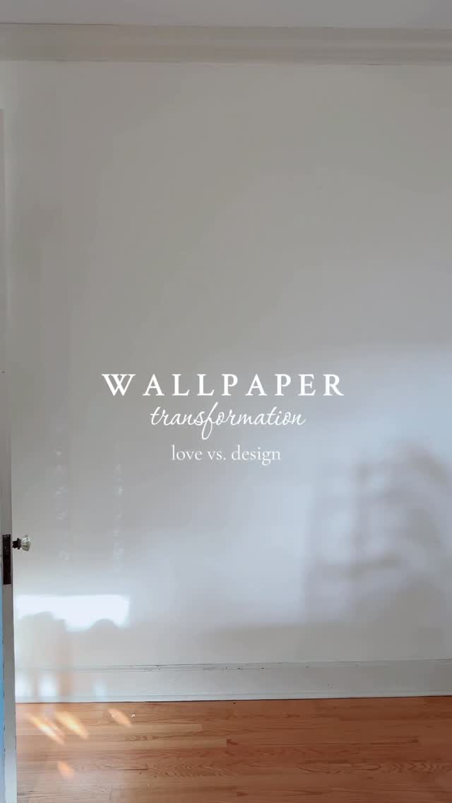 Instagram post by @myfrillyfarmhouse for lovevsdesign. Caption reads: My absolute favorite wallpaper ever! What I love....