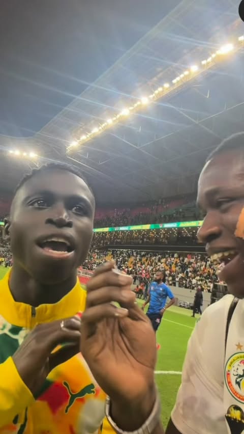 Instagram post by @pa_assane_gueyelebou_ for Taptap Send. Caption reads: [...] Sénégal 🇸🇳 3-1 Gambie 🇬🇲 avec....