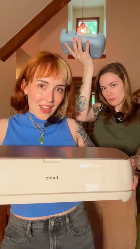 Instagram post by @heycolanda for Cricut. Caption reads: [...] out right now… like is this a dream @cricut....