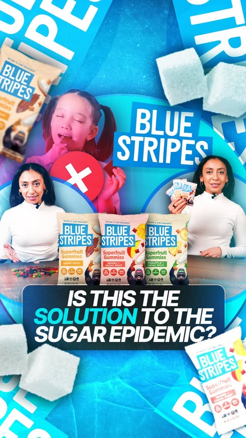 Instagram post by @dailymail for Blue Stripes. Caption reads: [...] there’s a way out with snacks like....