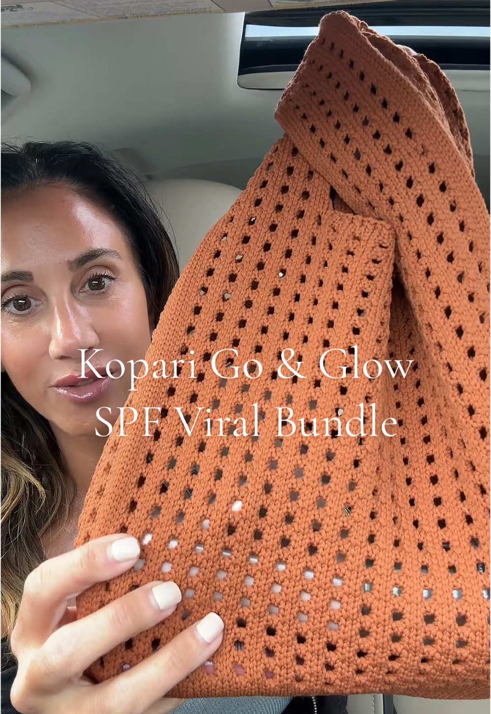 TikTok post by @daniella_britt for Kopari Beauty. Caption reads: The @Kopari Beauty bundle deals are on fire [...].