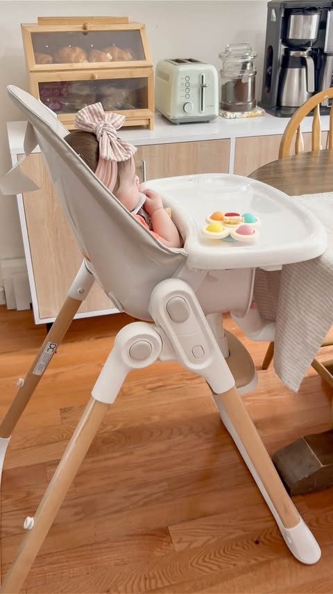 Instagram post by @alyssacherise for Delta Children. Caption reads: [...] High Chair and Infant Seat from Delta....