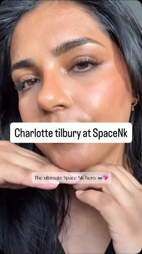 Instagram post by an influencer for Space NK. Caption reads: [...] Tilbury has arrived at @spacenk and it’s....
