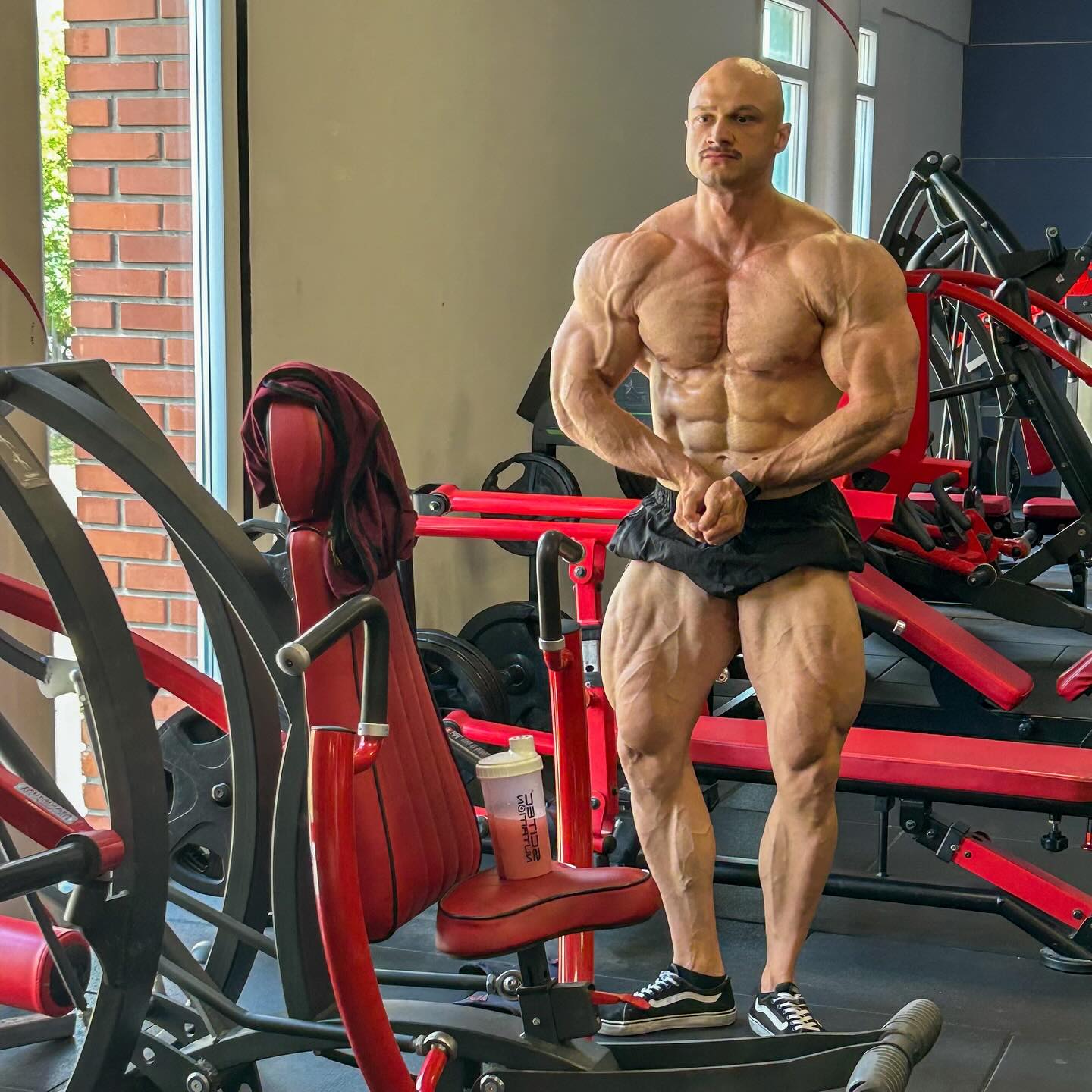 Instagram post by @szegedi_balazs for Scitecpro. Caption reads: “I’m coming for it all..” 

7,5 weeks out 🔥🔥🔥.