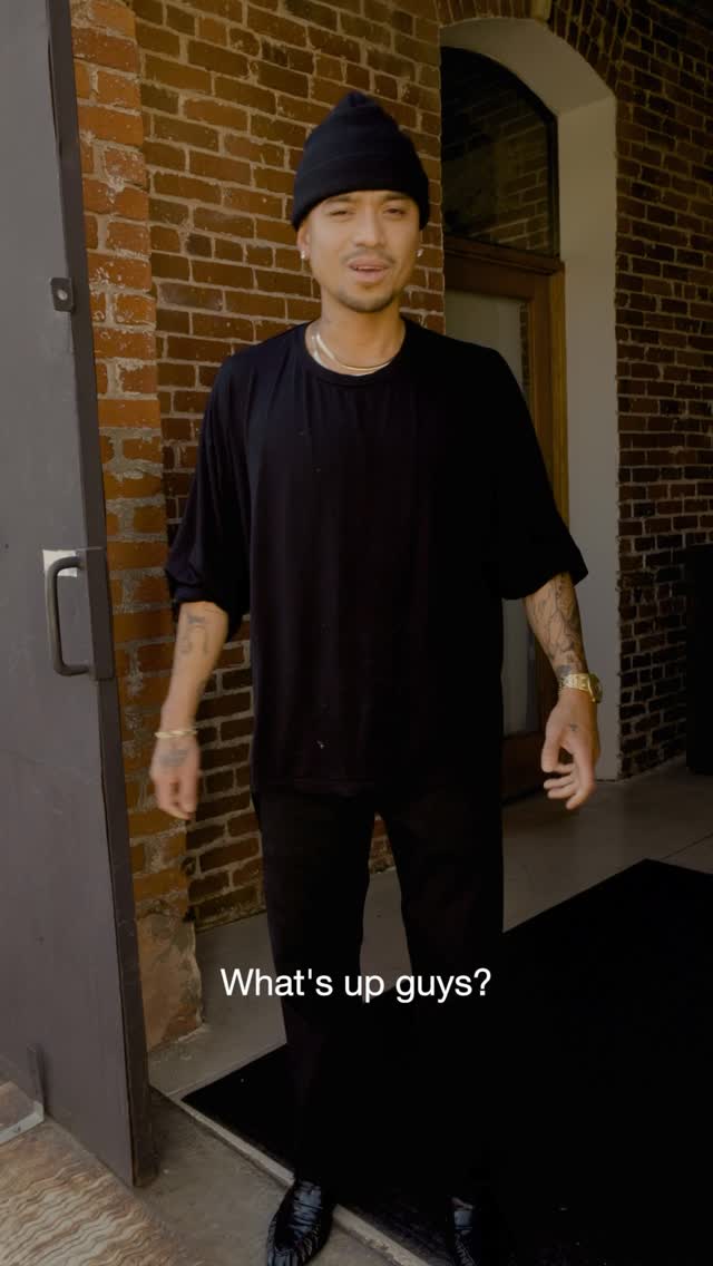 Instagram post by @rhuigi for Afterpay. Caption reads: Step into the LA studio of @rhude founder and lead....