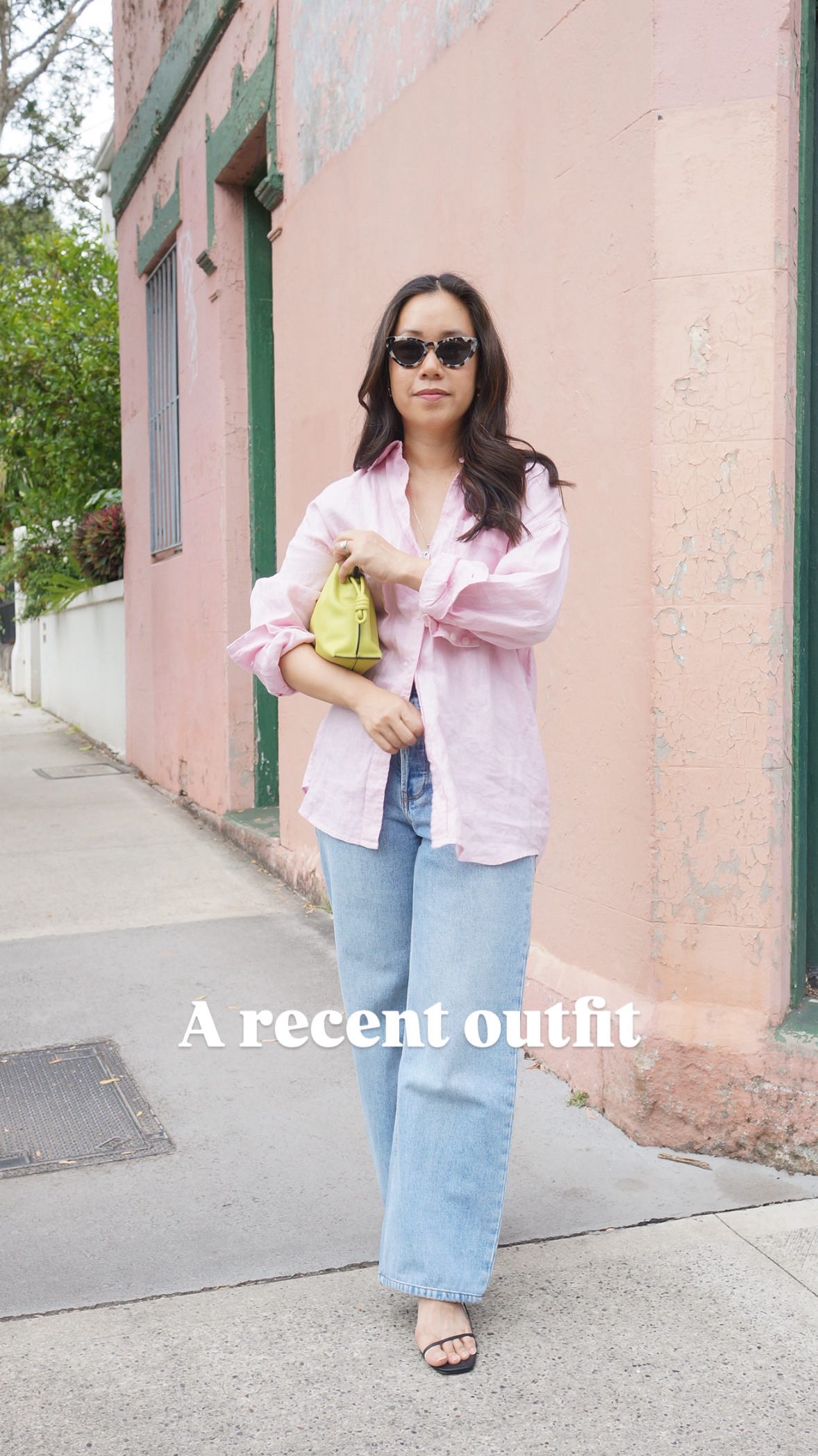 Instagram post by @whatveewore for LOEWE. Caption reads: A riveting round-up of what I have draped on my....