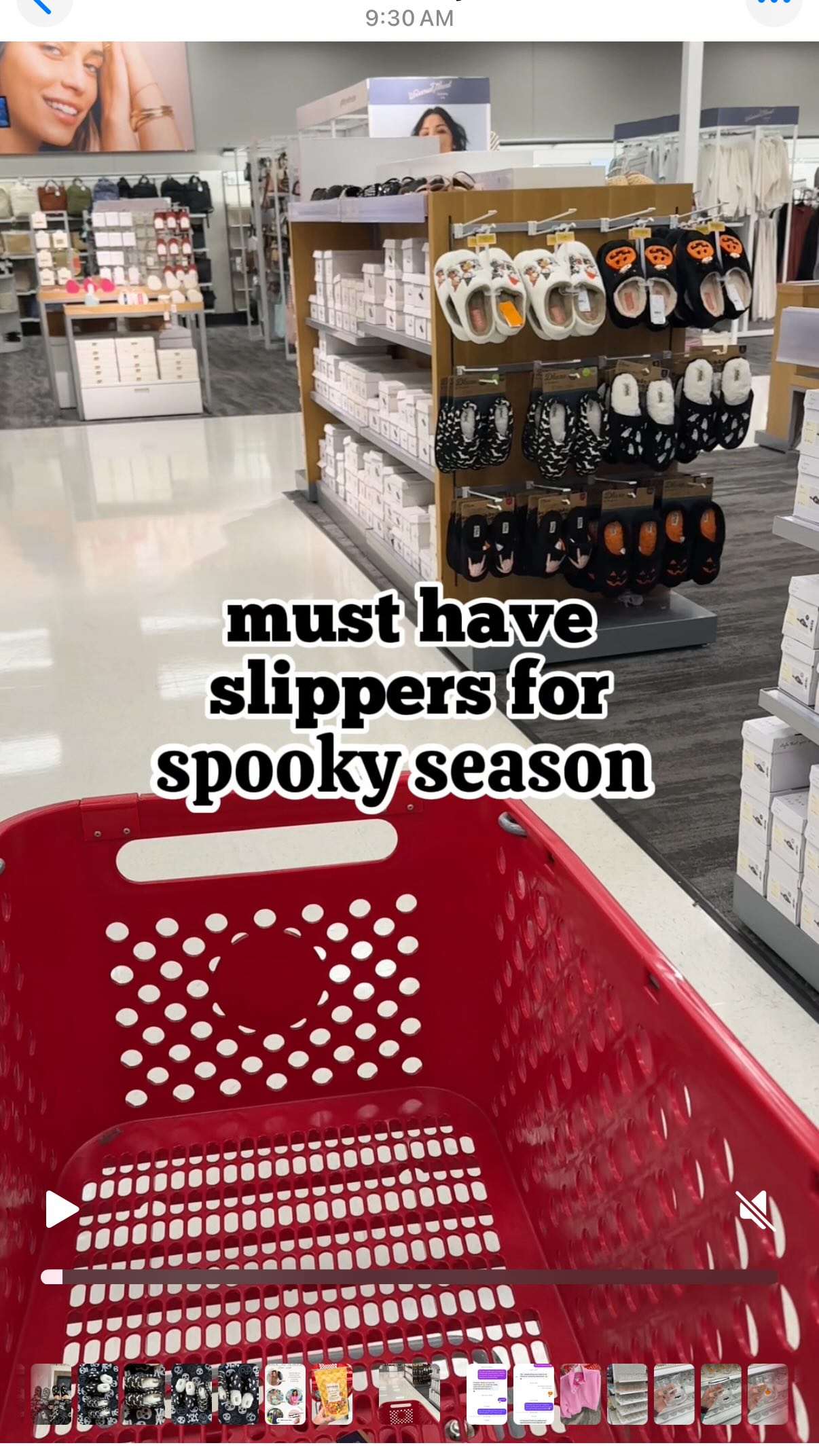 Instagram post by @targettakesmypaycheck for Dearfoams. Caption reads: (#sponsored) Dluxe by Dearfoams slippers are at....