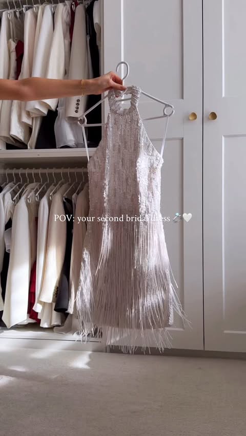 Instagram post by @dariafoldes for Nadine Merabi. Caption reads: If you’re a bride-to-be…this is your sign 🥹🤍....