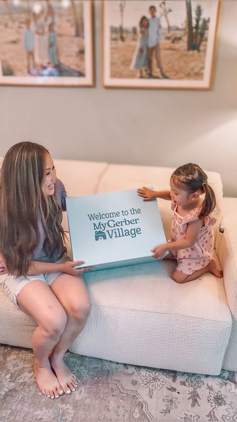 Instagram post by @_jacqueline.nicole for Gerber. Caption reads: #MyGerberPartner 🤍 Our new @Gerber welcome....