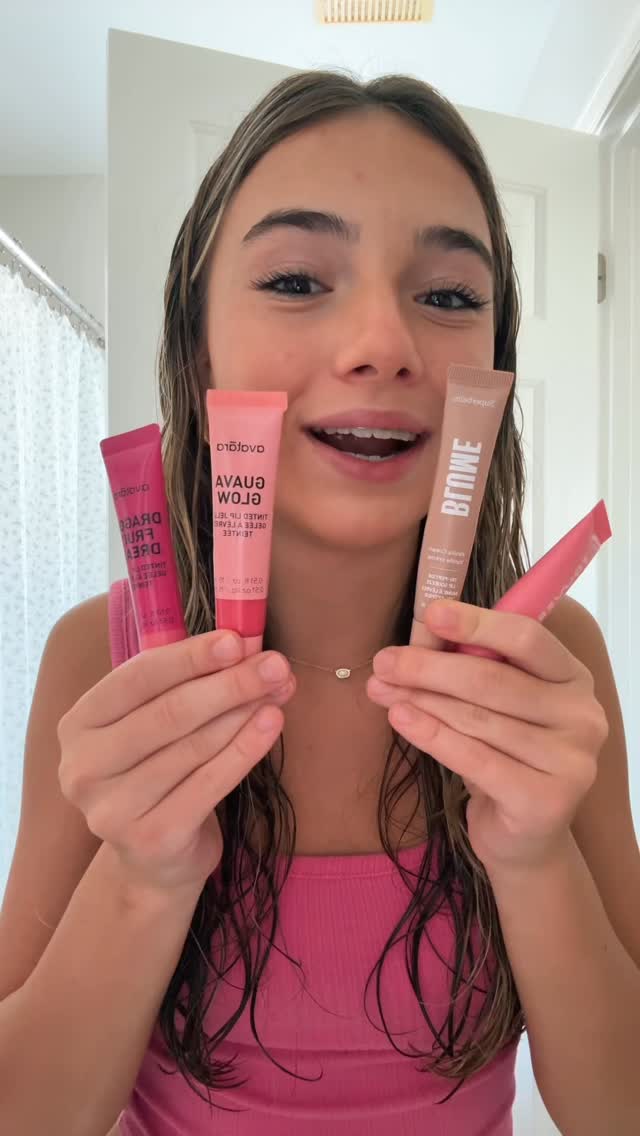 Instagram post by @missclairemackenzie for Avatara Skin. Caption reads: [...] dupes and these new lip jellies from....