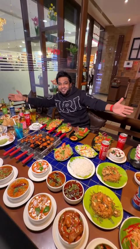 Instagram post by @chennaifooddiary for Barbeque Nation. Caption reads: Seema Unlimited Buffet at Rs.599 at....