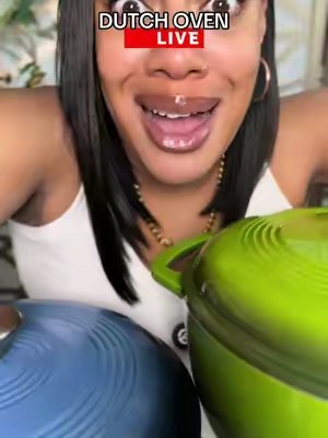 TikTok post by @charityjthecreator for Sweet Furniture. Caption reads: I’m live now. Come say hi @Sweet Furniture....