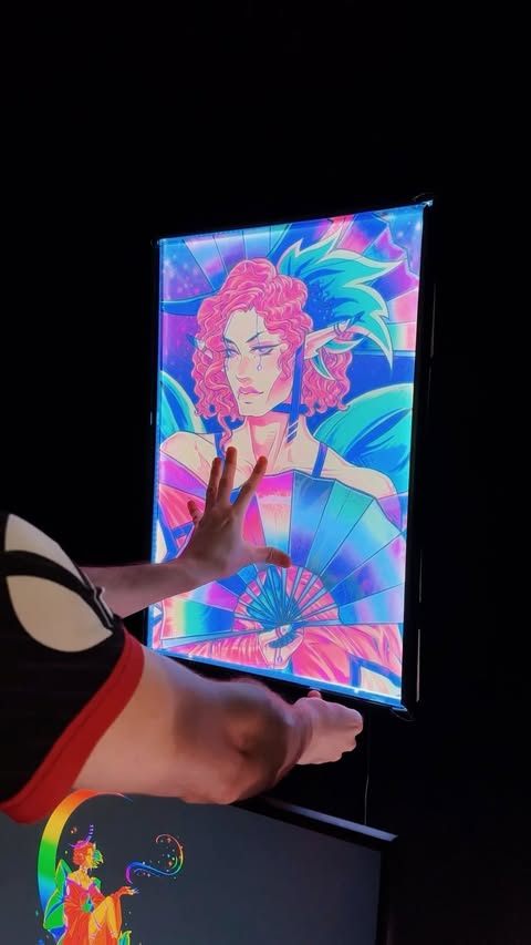 Instagram post by @cici_a_s for V1 Tech. Caption reads: [...] piece of art and support a great cause.....