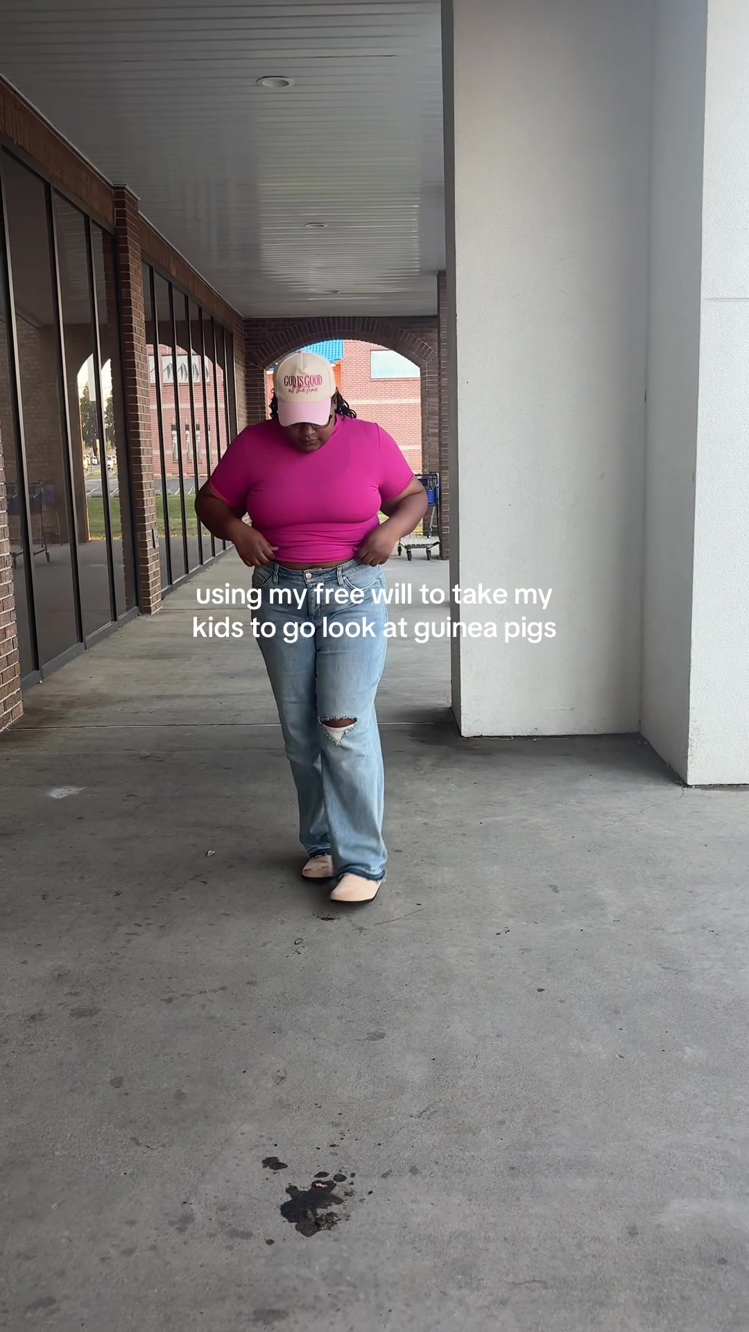 TikTok post by @itsbrittanyjenette for Alexander Jane. Caption reads: [...] #family #guineapig #sidequest  @Alexander....