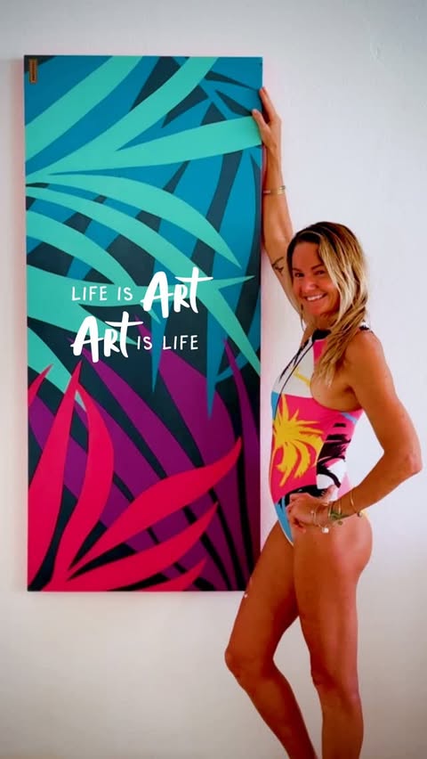 Instagram post by @pepallama for Shinesty. Caption reads: 👙 @shinestythreads . Life is Art Art is Life....