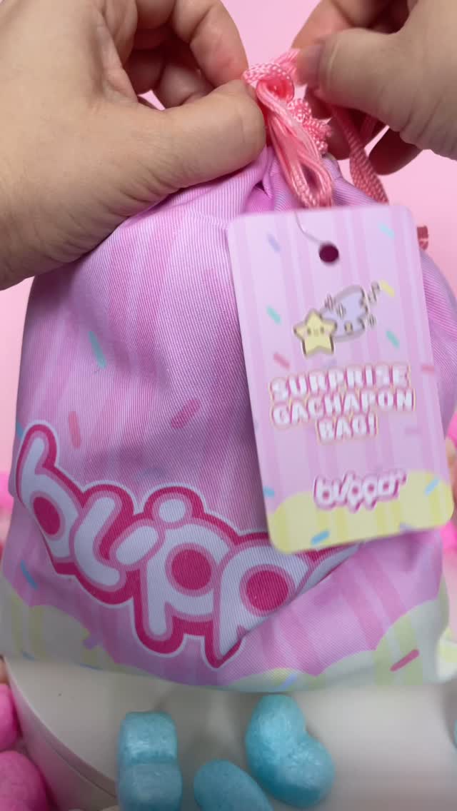 Instagram post by @toytinyblog for Blippo. Caption reads: {#gifted} Blippo Gachapon Lucky Bag 🛍️ It’s like....