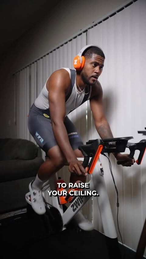 Instagram post by @dijounfarquharson for Zwift. Caption reads: [...] Tour — you’re riding with them inside Zwift.....