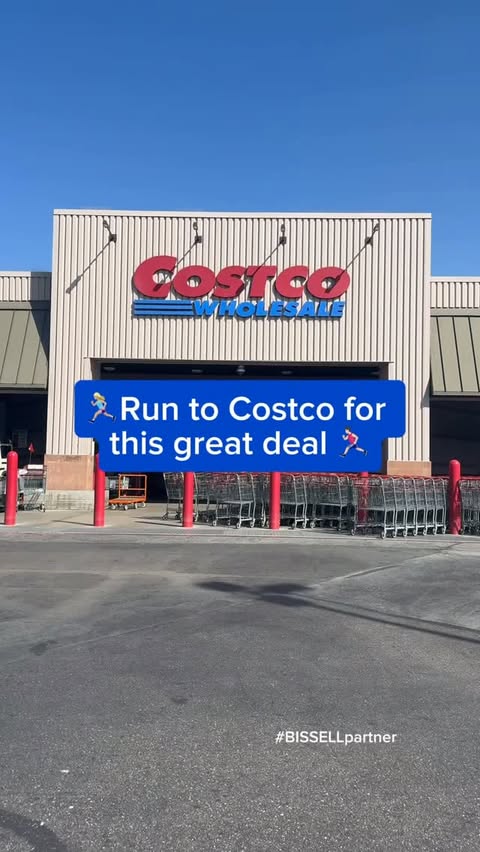 Instagram post by @costco_experts for BISSELL. Caption reads: #BISSELLPartner Run to Costco for this great [...].
