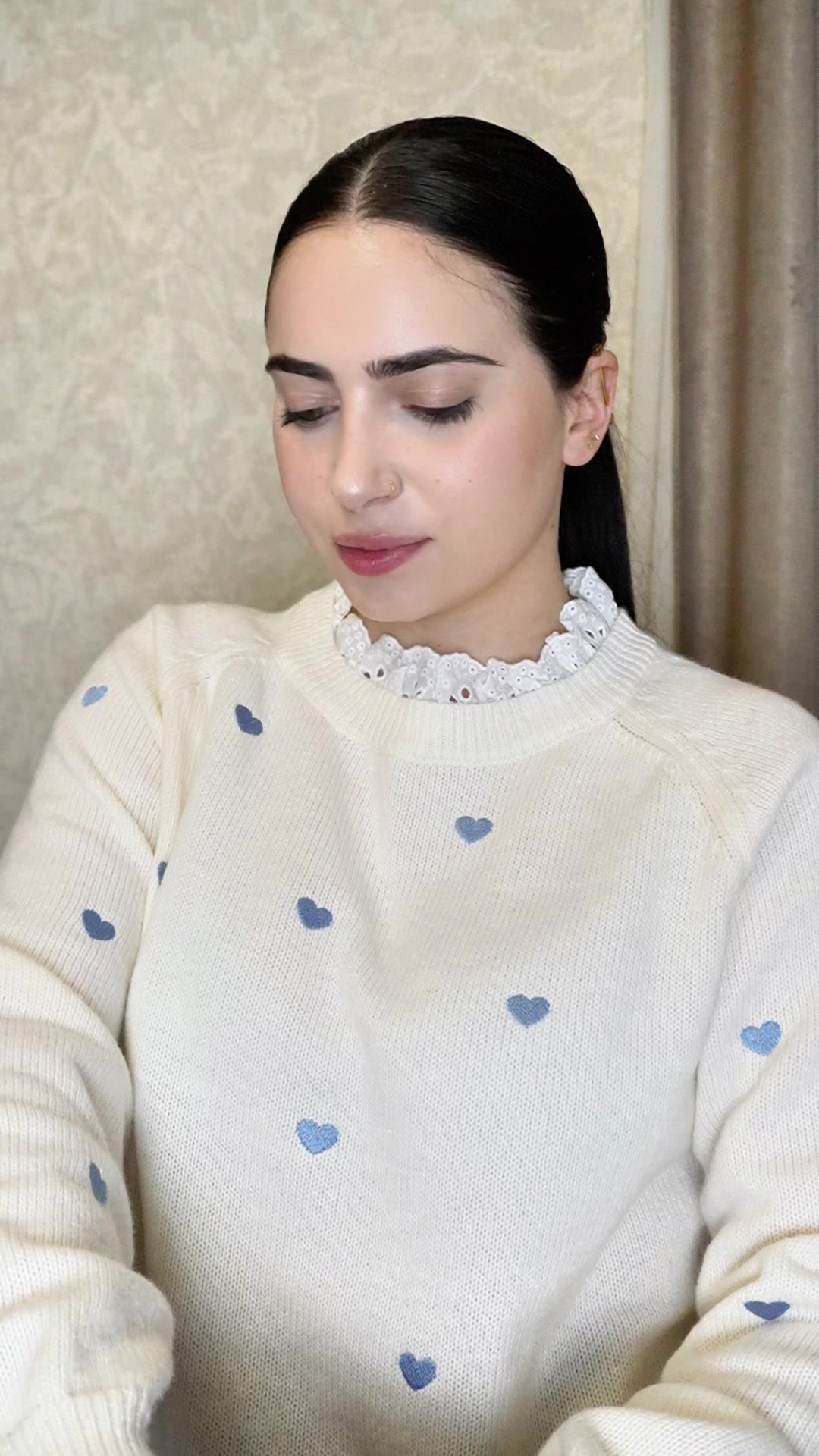 TikTok post by @naans.sh7 for Shein. Caption reads: Download the SHEIN app, search393SD and use [...].