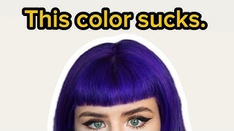 YouTube post by @bekahart for Squarespace. Caption reads: THE “COLOR OF THE YEAR” IS A JOKE. .