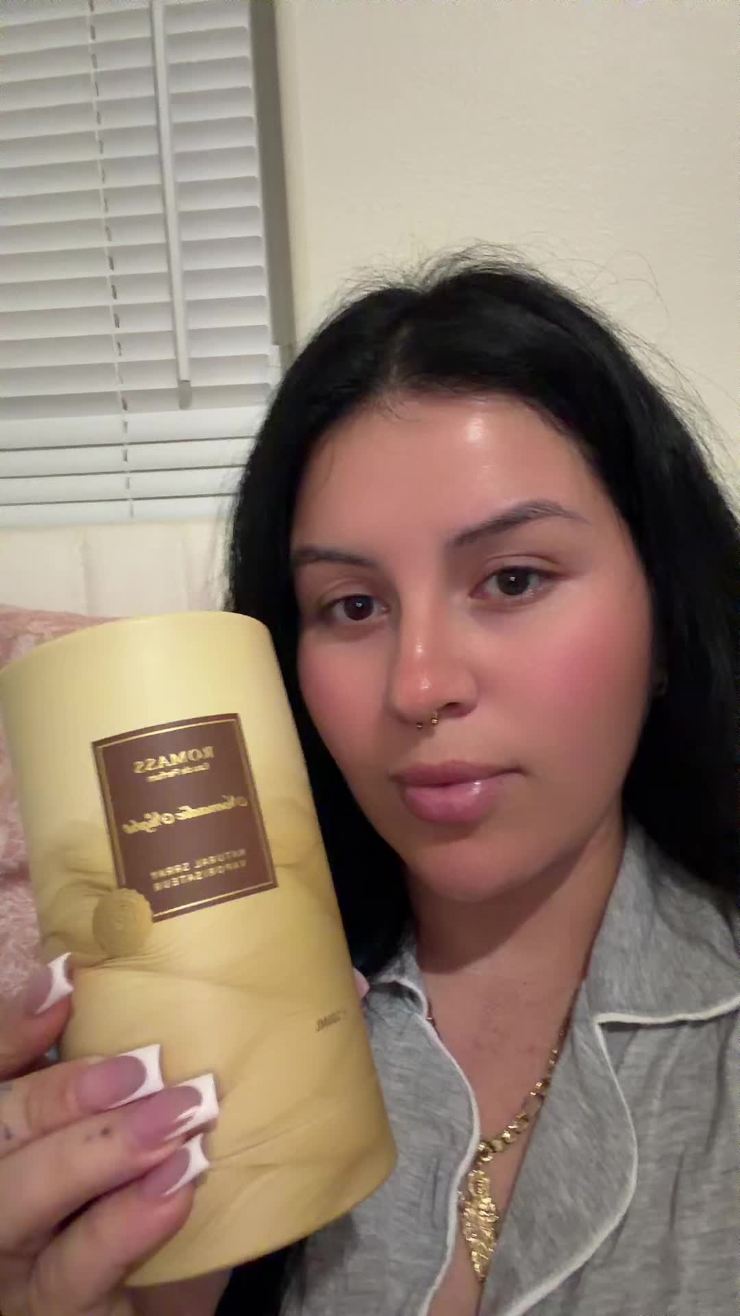TikTok post by @spaniishhmamiii__ for Romass. Caption reads: #dupes #colognes #romass @ROMASS US....