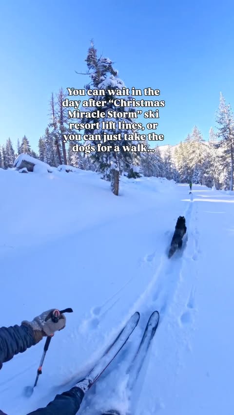 Instagram post by @atkaandnukka for GoPro. Caption reads: Not going to lie, Tahoe has been complete chaos....