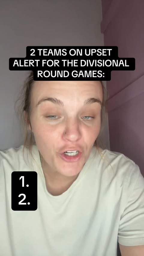 Instagram post by @sportsandschmidt for FanDuel. Caption reads: On upset watch for a few games this Divisional....