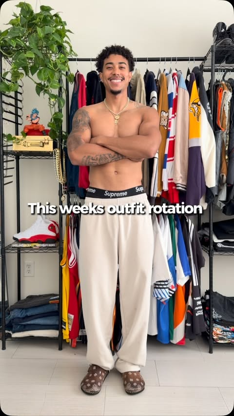 Instagram post by @a_j_a_u_n for ThreadBeast. Caption reads: Too many fits to choose from with @threadbeast....